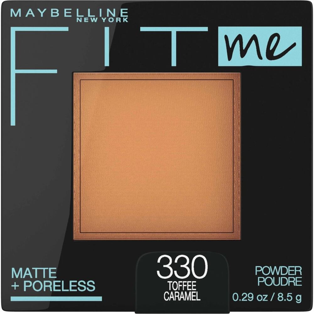 Maybelline Fit Me Matte + Poreless Pressed Powder 330 Toffee Caramel 0.29oz
